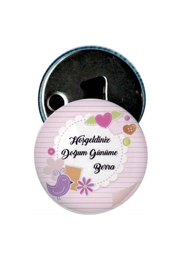 Famous Bebek Şekeri Magnet Bebek Mevlüt Hediyelik Isimli Kapak Açacak  (434856296)