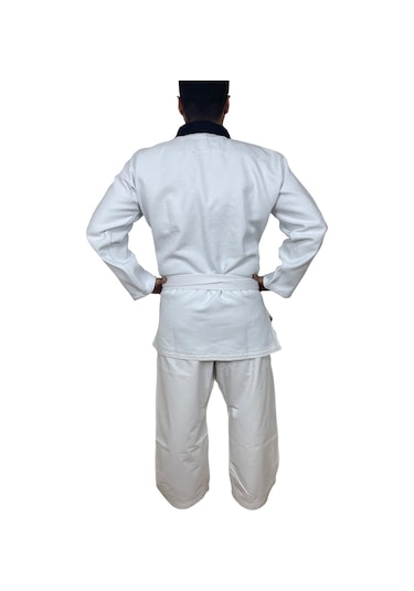 Jiu Jitsu Elbisesi Jujitsu Gi Bjj Gi Ju Jitsu Kimono Siyah Yakalı Beyaz