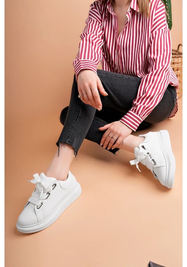 Luis A Costa Lc105 Beyaz Kadın Sneaker Renkli