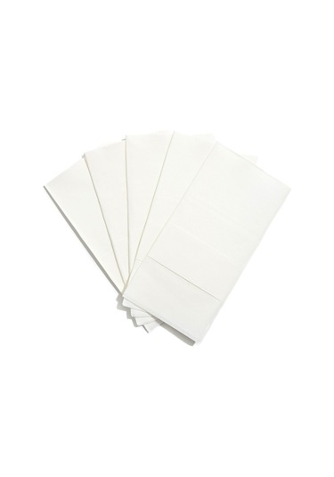 Çift Kat Beyaz Cepli Peçete 1/8 40x40 Cm Açık Hali 50 Adet