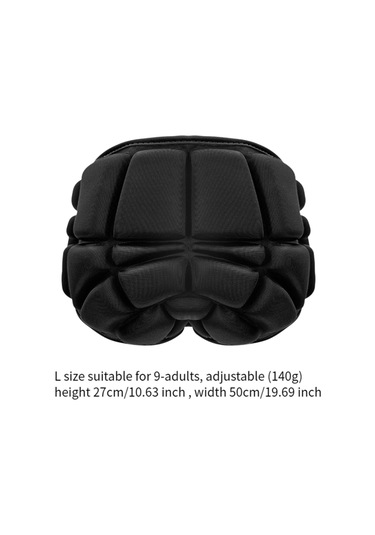 Suntek Kayak Koruyucu Donanım Butt Pad Kaykay Yetişkinler-siyah Siyah