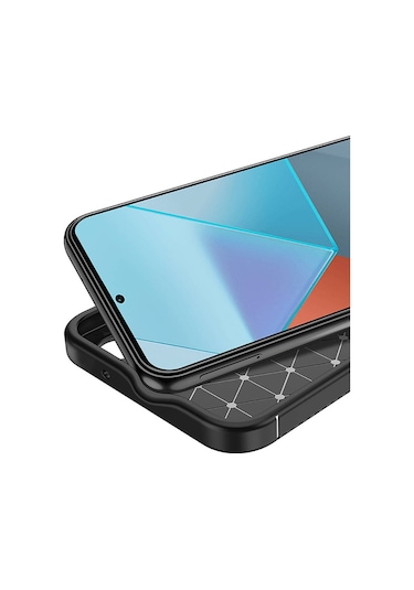 Xiaomi Redmi Note 13 4g Kılıf Karbon Silikon Case Kapak