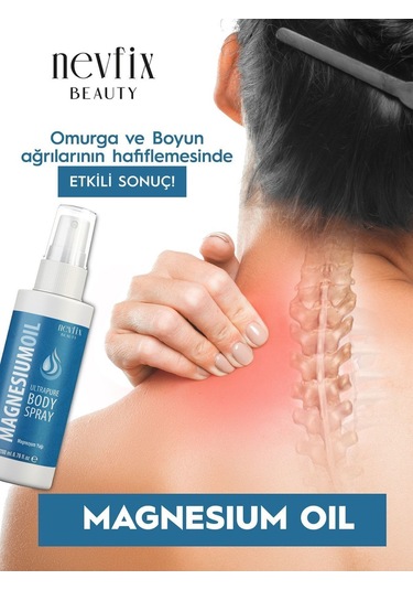 Beauty Magnezyum Yağı 200 Ml Magnesium Oil Sprey Form