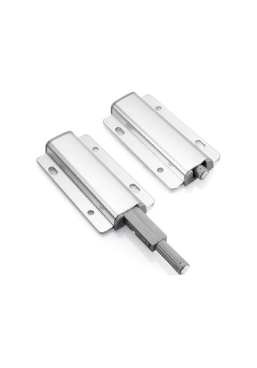 Expertland Manyetik Mobilya Kapanıcı Push-to-open, 2 Adet. 276618925 Gümüş