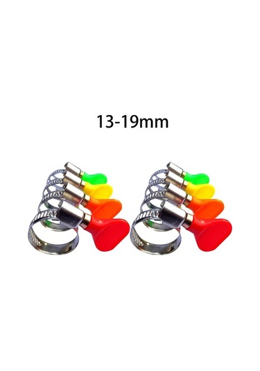 Flybuy Suntek 19-mm Paslanmaz Çelik Ayarlanabilir Bant Hortum Kelepçesi Seti 8 Adet