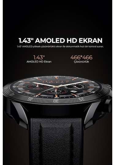 Havit Watch M9030 Pro 46 MM Sesli Telefon Görüşmeli Akıllı Saat (Distribütör Garantili)