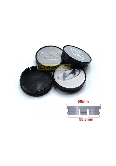 Hyundai Gri Jant Göbek Arması 55-58Mm