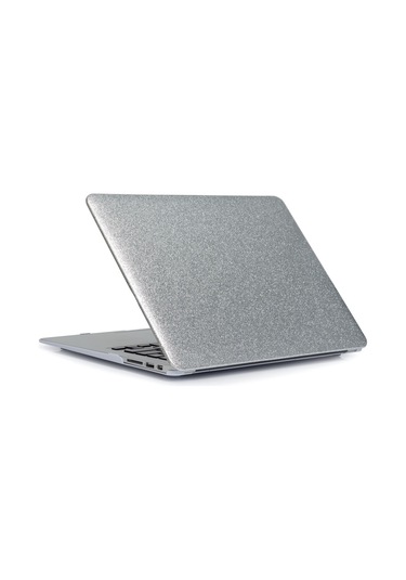 Arabulalaca Macbook Air 13' 2020 M1 İşlemcili A2337 Koruma Kılıfı Mat Simli Gümüş