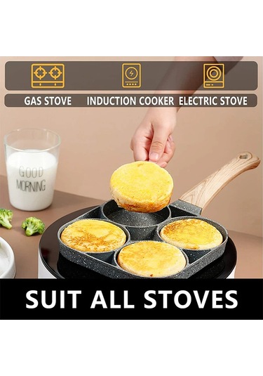 Yumurta Kızartma Tavası Yapışmaz Gözleme Tavaları 4 Bardak