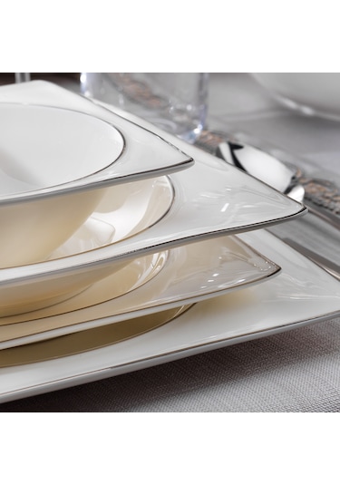 Schafer Glamor Pure Yemek Takım-60 Parça-Platin