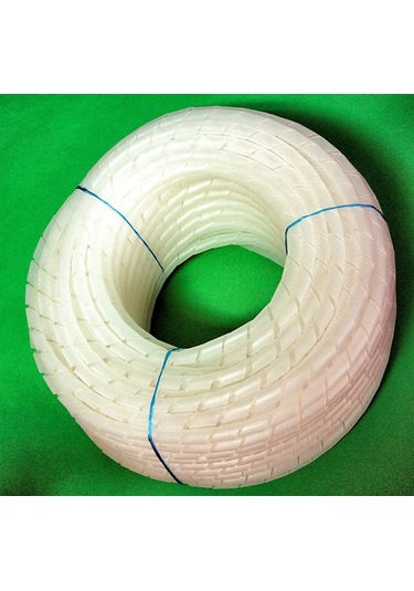 Kablo Toparlayıcı Düzenleyici Spiral No 4- 14 Mm Beyaz Rulo 50 M