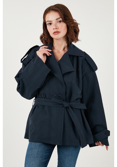 Lela Bayan Trençkot 6839609 Lacivert Lacivert