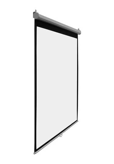 Peak 244 x 200 CM Storlu Arkası Siyah Projeksiyon Perdesi Beyaz Kasa