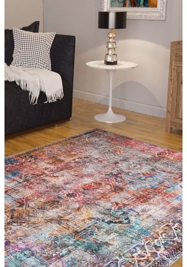 Fusion Modern Dokuma Taban Dekoratif Renkli Halı (Al 101)