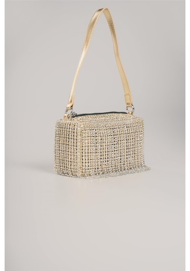 Ççs Kadın 17769 Omuz Askılı El Çantası Altın