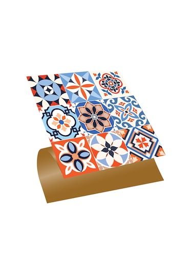 Tink Meksika 019 Karma Desenli Pvc Karo 30X30 Cm