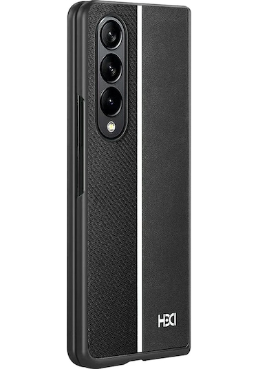 Samsung Galaxy Z Fold 4 Kılıf Hbc-155 Lizbon Kapak - Siyah
