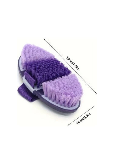 Elmpaly 1 Adet Mor Katlanır Büyük Saplı Yumuşak Vücut Fırçası