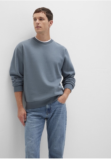 Mavi - Bisiklet Yaka Lacivert Basic Sweatshirt 0s10276-80889 Gri