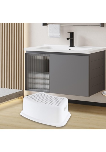 Suntek Çocuklar Için Adım Tabure Oturma Odası Giriş Yolu Gri