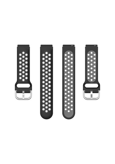 Xiaomi Watch / Huawei Honor S1 18mm İki Renkli Spor Saat Kordonu