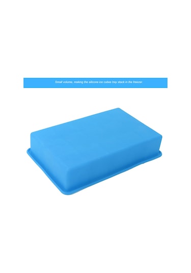 Hangfox Mutfak Ve Bar İçin 15 Bölmeli Silikon Buzluk, Yemek-gıda Dondurucu Kalıbı, Yiyecek Dereceli, Esnek Ve Dayanıklı, Mavi Çok Renkli