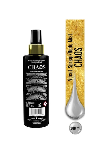 Eda Taşpınar Chaos Body Mist For Men 200 ML
