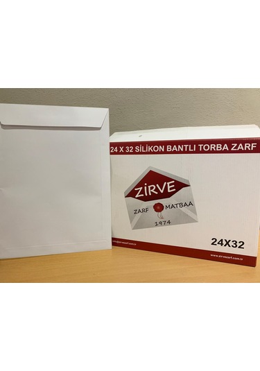 Torba Zarf 24x32 110 Gam 1.Hamur Silikonlu 250 Adet