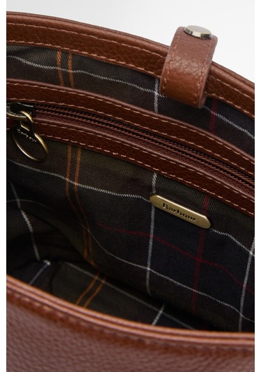 Barbour Cedar Deri Bucket Çanta Br11 Brown Kahverengi