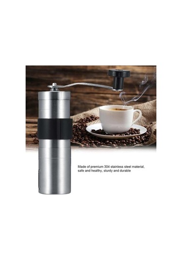 Ulzyvf Taşlama Taşınabilir Paslanmaz Otlar Öğütücü Manuel Kahve Değirmeni Çelik Çekirdekleri Biber Baharat Aracı Dw