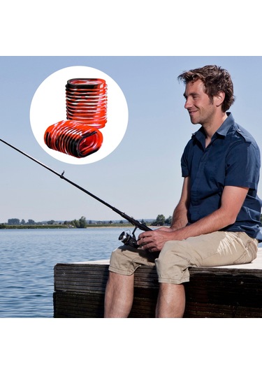 Maiyame Silikon Olta Makinesi Kolu Koruması 2 Adet Siyah - Leo Fıshıng 28161