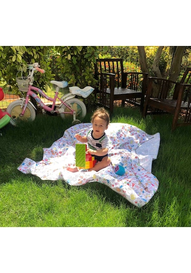 Yorni 145x100cm ,boyama,bebek Odası Halı Için Sıvı Geçirmez Oyun Örtü