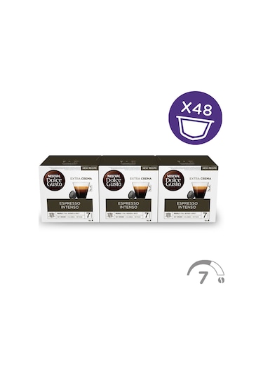 Nescafe Dolce Gusto Espresso Intenso Ekstra Krema Kapsül Kahve 3 x 16'lı