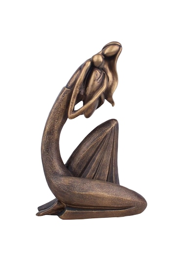 Suntek Reçine Anne Ve Çocuk Heykeli Ev Heykelcik Anne Holding