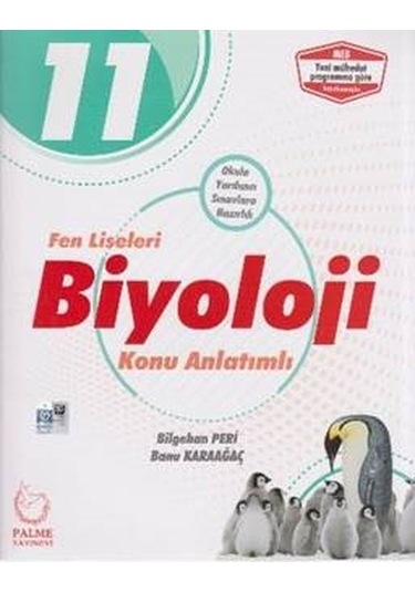 11.Sınıf Fen Liseleri Biyoloji Konu Anlatımlı - Banu Karaağaç -  Bilgehan Peri - Palme Yayınları