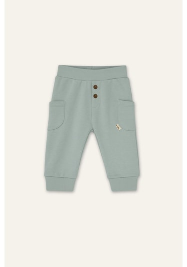 Mininio Unisex Bebek Organik İkili Takım - Mint Mint
