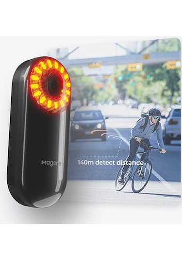Magene L508 Radar Arka Işık Siyah  Kırmızı Siyah  - Kırmızı
