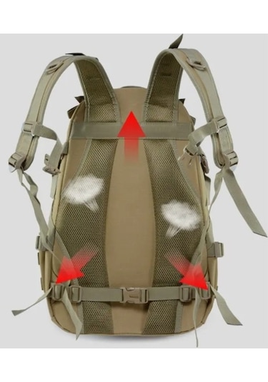 Maoyaya Çok Amaçlı Su Geçirmez Outdoor Sırt Çantası Bl-075 Siyah Dayanıklı Siyah