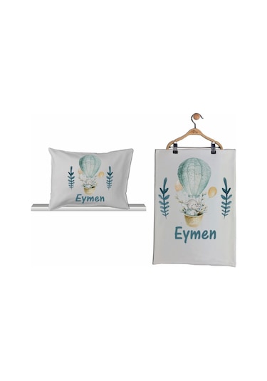 Pia Baby Gl 2013 İsme Özel Balonlu Beşli Tulum Set Mavi
