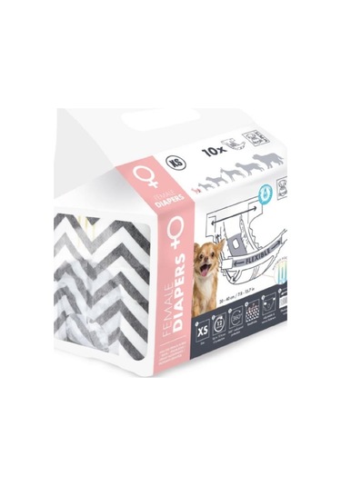 M-pets Dıapers Dişi Köpekler İçin Külot Xs 10lu