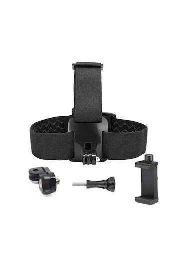 Gplus Gp4624pv Cep Telefonu Tutuculu Aksiyon Kamera Uyumlu Vlog Video Çekim 4 Parça Kafa Bandı Seti Çok Renkli