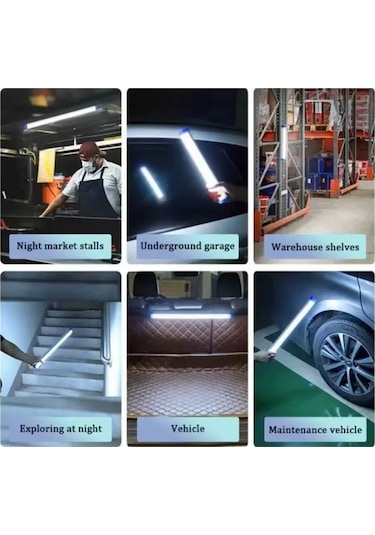 Usb Şarjlı Led Aydınlatma Işıldak 3 Farklı Işık Modu Çok Renkli