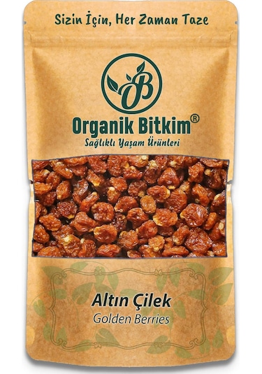 Organik Bitkim Altın Çilek Kurusu 100 G