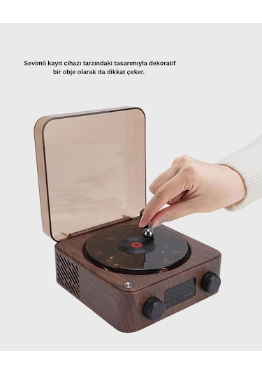 Bluetooth Hoparlörlü Gece Lambası Dijital Saat Ve Ambiyans Işığı Çok Amaçlı
