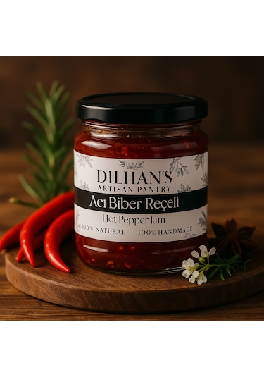 Dilhan's Artisan Pantry Acı Biber Reçeli 300 ML