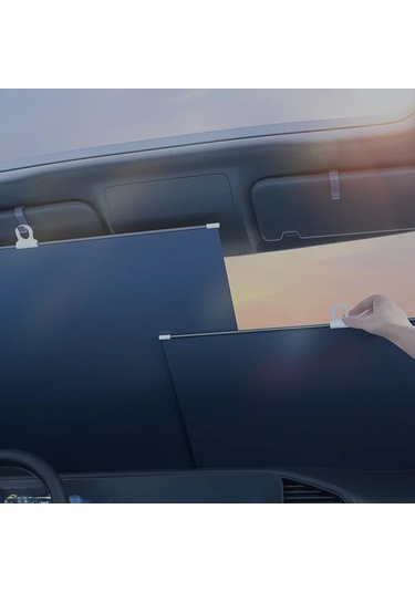 Dashanshop Küçük Boy Otomobil Ve Ev İçin Çekmeli Güneşlik Ve Yalıtım Perdesi