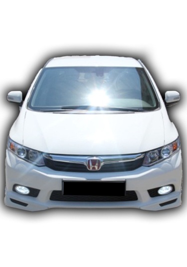 Honda Civic Uyumlu Yedek Parça 2012 Özel Tasarım 2 Parça Ön Karlık Boyasız
