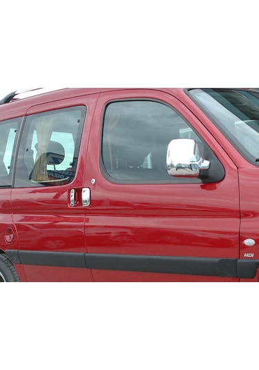 Peugeot Partner 1996-2008 Arası Krom Ayna Kapağı 2 Parça Abs Krom