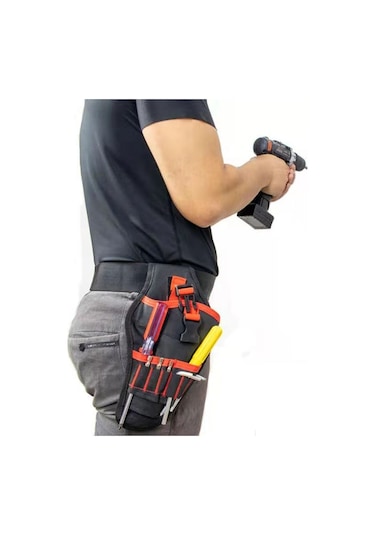 Elektrikli Matkap Kemer Kılıfıelektrikli Anahtardarbeli Anahtar Kemer Kılıfıtaşınabilir Elektrikli Matkap Kılıfı Kırmızı İle Siyah