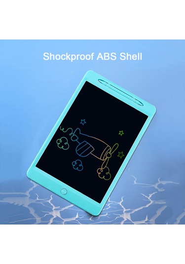 Aubyhe 11.5 İnç Lcd Yazma Tahtası, Çift Uçlu Kalem, Tek Tuşla Temizleme, Kilitleme Fonksiyonu, Yeşil, Renkli Kalem Batarya Dahil Diğer
